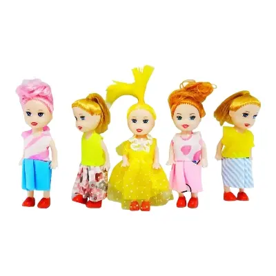 Picture of Baby doll set/5 Pcs Baby Doll set for Kids - Multicolor