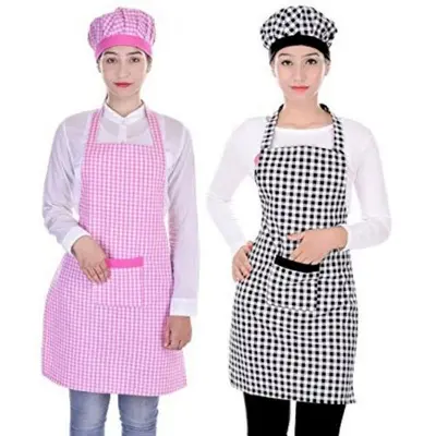 Picture of Kitchen apron Umbrella Cloth Apron for Clean and Smart Cooking – Multicolur - Multicolor
