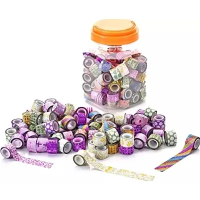 Picture of Mini Washi Tape/Glitter Tape - Small-20pc - Multicolor