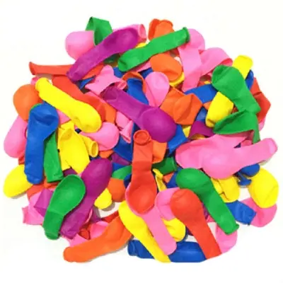 Picture of 100 pcs balloons + balloon pumper/balloon and pumper set/buy one balloon pumper get 100 pcs balloons free - Multicolor