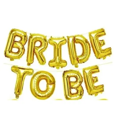 Picture of Bride to be foil banner - Gold