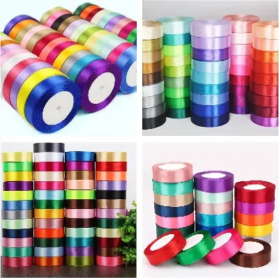 Picture of Satin Ribbons 1 inch 75 fee/25 yard 1ps - Multicolor