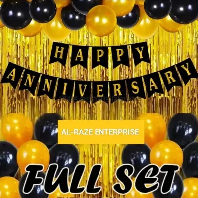Picture of Happy Anniversary Combo Full Set in low budget - Black