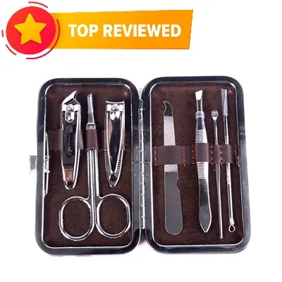 Picture of 7 in 1 Nail Cutter Kit/Mini Manicure Nail Cutter set - Black