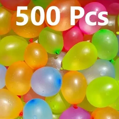Picture of Water Balloons / Balloon 500 Pieces Packet Small Size -1.5 Inches - Multicolor