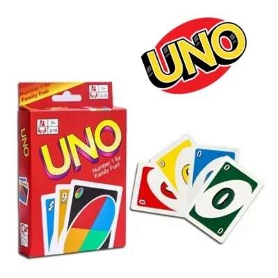 Picture of UNO Card Game Play - Multicolor/Uno Cards Fun Game Pack - 108 Cards - Multicolor