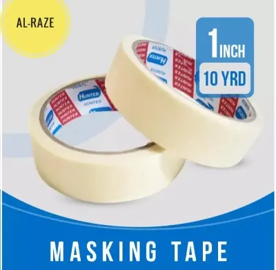 Picture of Masking Tape 1 Inch 1pc - 20 Yards (1pcs) - Off White