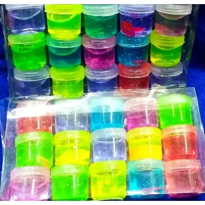 Picture of Small size15 Piece of Slime in 1 Box/Crystal Mud Slime - Multicolor