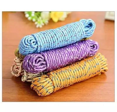 Picture of টেকসই নাইলন ওয়াশিং কাপড় ঝুলন্ত কাপড়ের দড়ি(10 miter) - cloth rack rope(10miter) - Multicolor