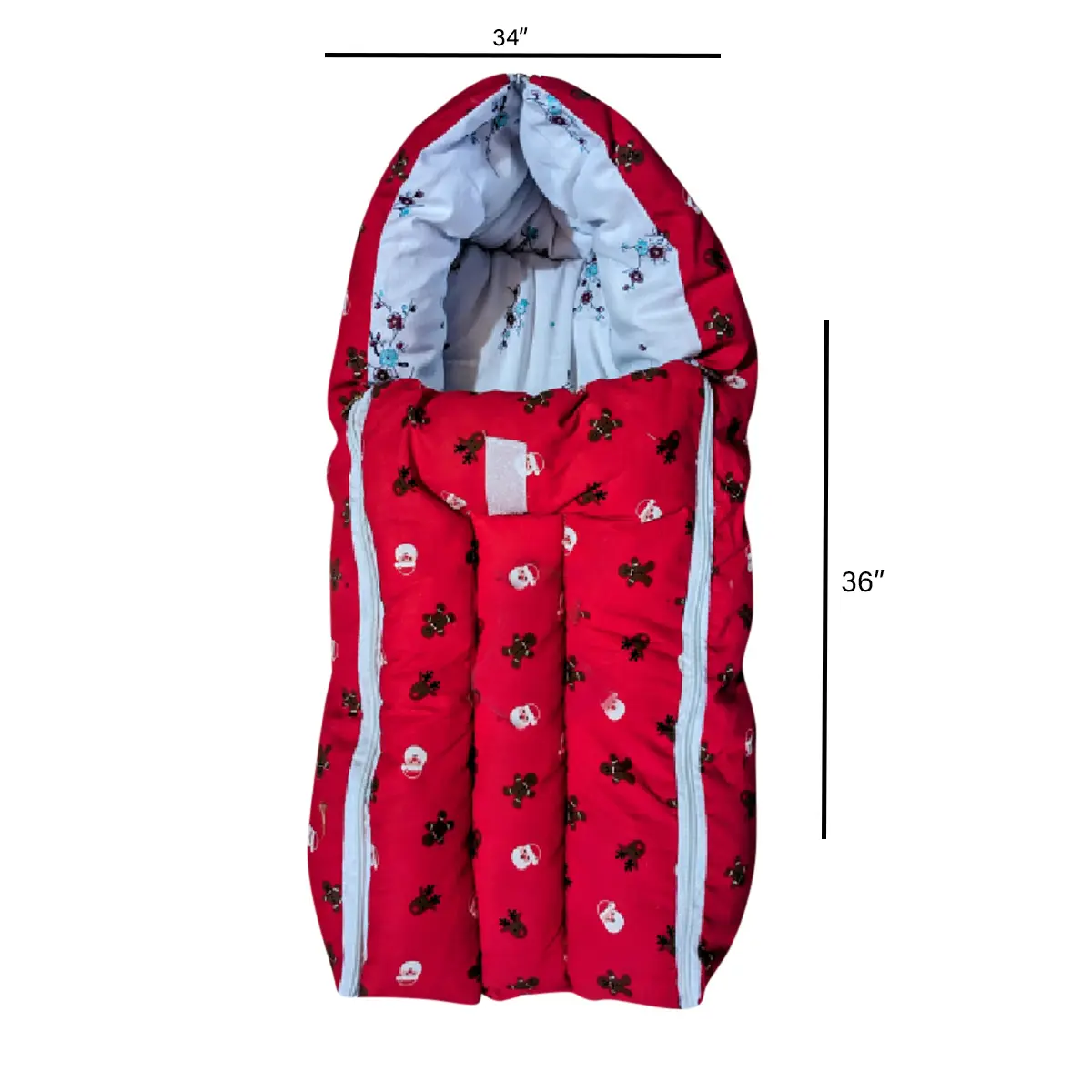 Picture of 2 in 1 Baby Sleeping Blanket for Newborn (36 Inch - 34 Inch, 1Pcs) - Multicolor