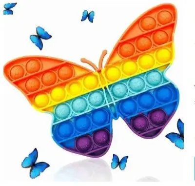 Picture of Funny Child Fidget Pop It Sensory Toys For Kids - Baby Toys - Multicolor