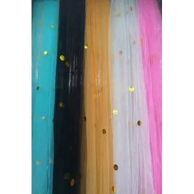 Picture of Decoration Back Dot Tissue Curtain
