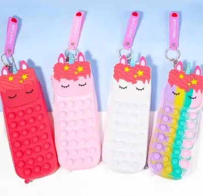 Picture of Pop It bag Pencil Cases Bubble Estuche Unzip Estuches Escolares Pop Cute Pencil Box Bag Kawaii Pencilcase School Supplies Funda - M