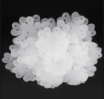 Picture of 3pcs premium Flower Balloon Clip Flower Balloon Clips for balloons - White
