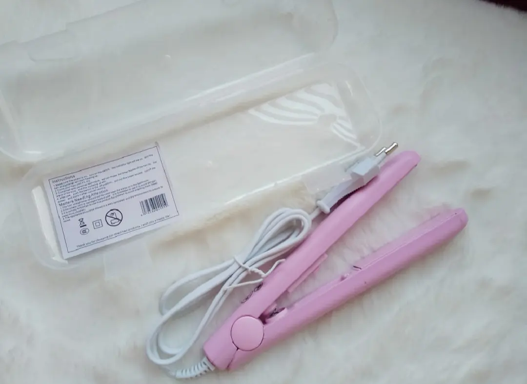 Picture of Mini Hair Straightener Multicolor - Hair Straightener/Household Parsonal Use Travel Beauty Salon Electric Portable Mini Hair Straightener - Multicolor