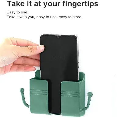 Picture of Multi-function Wall Mounted Organizer Holder, Storage Box, Remote Control, Mobile Phone Plug