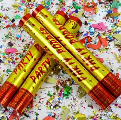 Picture of Party Popper - 1 Piece/Wedding Poppers, Party Poppers, Popper for Birthday Party, Office Party, Wedding, Marriage Anniversary, Engagement Party, Kids Birthday Party Poppers - Multicolor