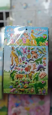 Picture of Sticker for kids-1 pata/3D Cartoon Anime Princess Sticker for Kids Notebook Stickers DIY Scrapboo