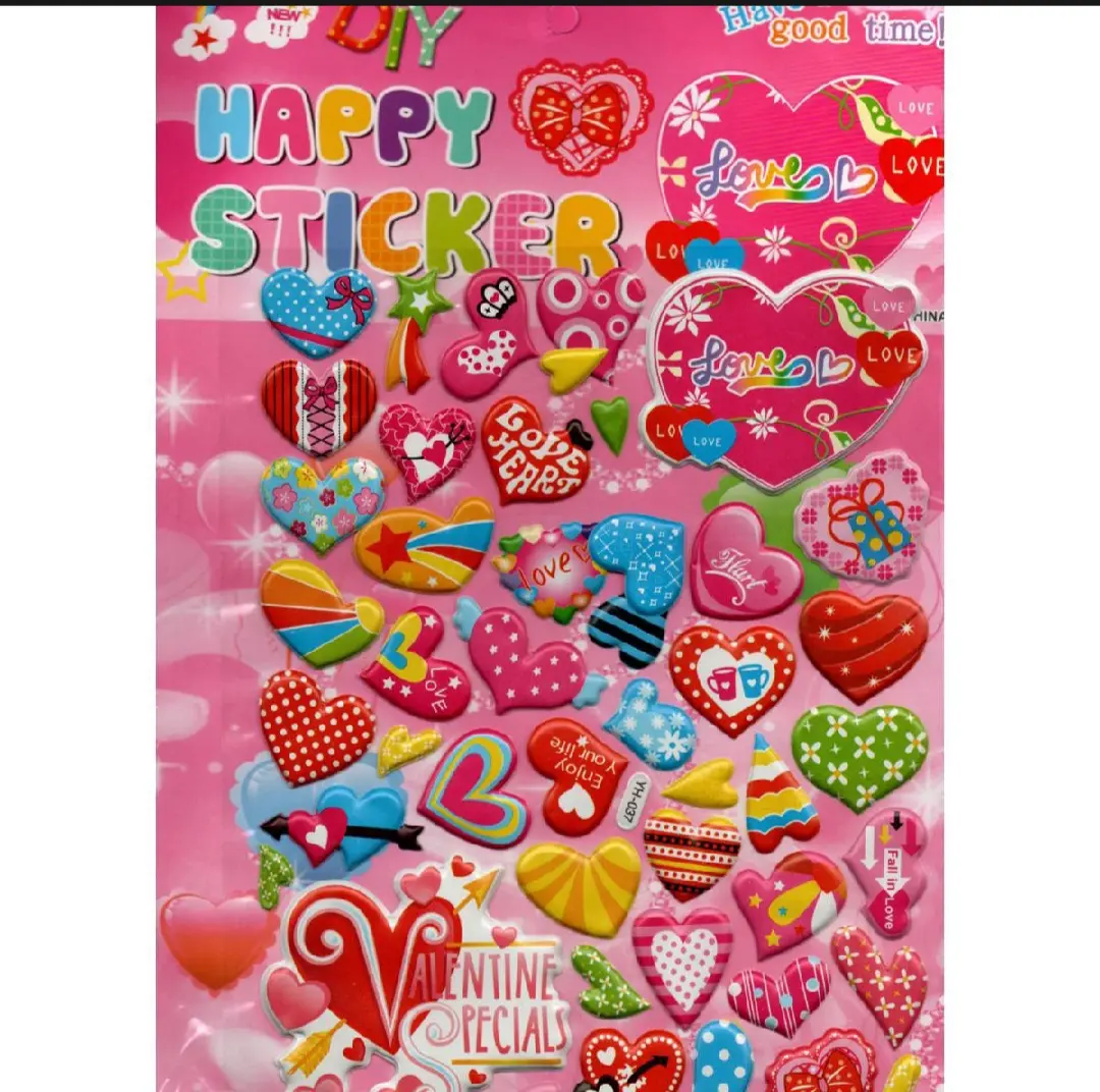 Picture of Sticker for kids-1 pata/3D Cartoon Anime Princess Sticker for Kids Notebook Stickers DIY Scrapboo