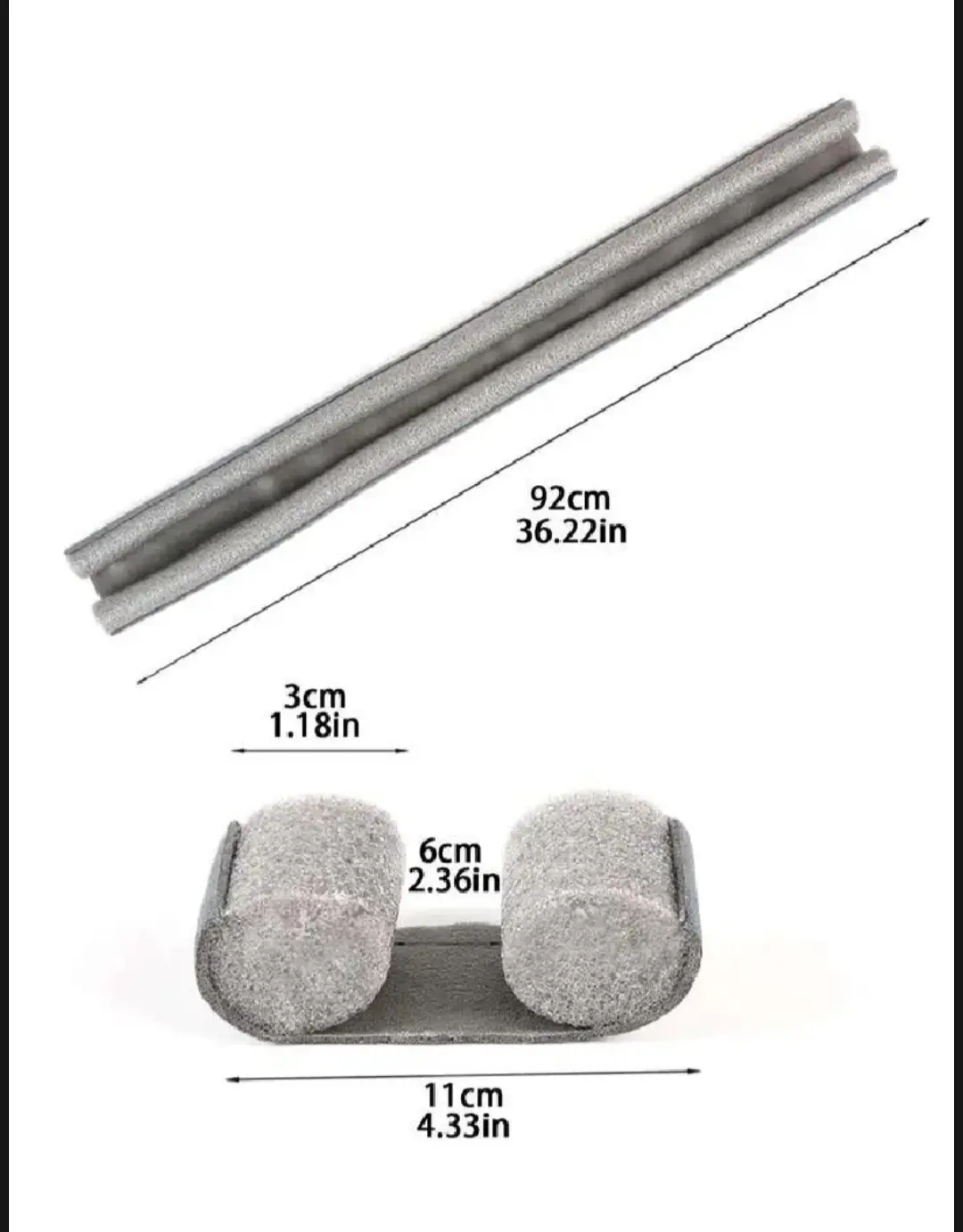 Picture of Door Bottom Sealing Strip/Door Gap Dust Stopper/Door Foam, Door Draft, AC Air Stopper Door Insect Protector - Multicolor