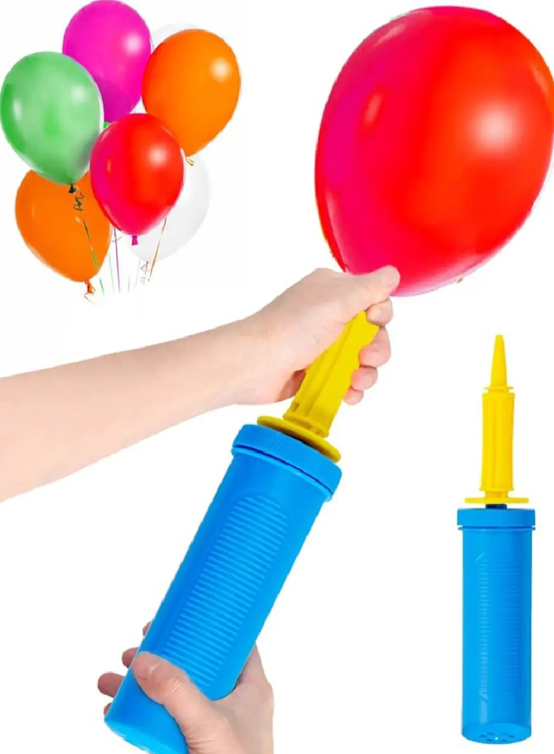 Picture of Balloon 100 Pcs+ Balloon Pumper 1 pcs /Balloon and pumper set - Multicolor