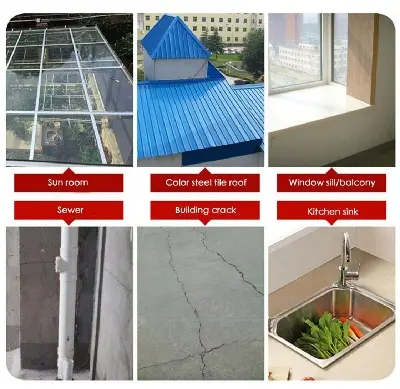 Picture of Super Waterproof Tape Butyl Rubber Aluminium Foil Tape is applicable in electrical, HVAC and construction industries - Silver 50mm