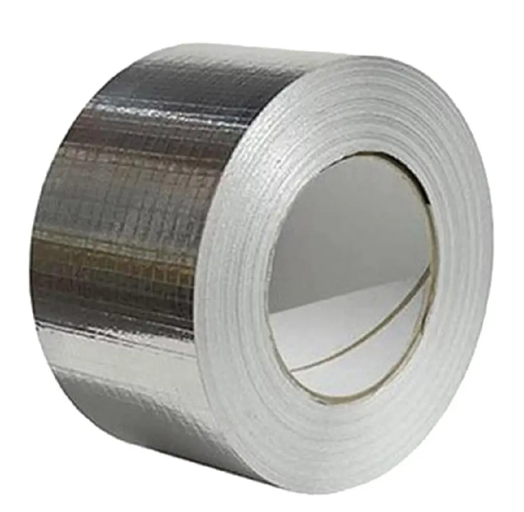 Picture of Super Waterproof Tape Butyl Rubber Aluminium Foil Tape is applicable in electrical, HVAC and construction industries - Silver 50mm