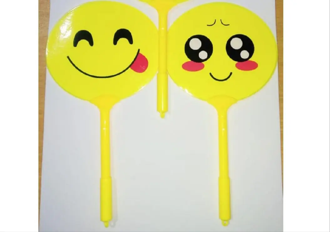 Picture of Emoji pen with fan birthday gift 1pc/2pc/3pc/4pcs set