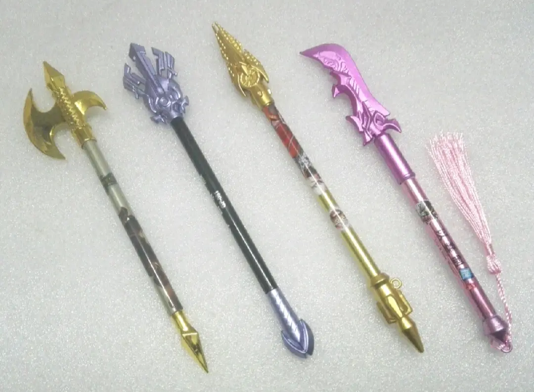 Picture of Emoji fan pen/Sword pen/Gun pen/cartoon, multi-model Shape Pen- 5 Pcs Beautiful design pen combo - Multicolor