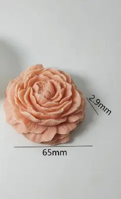 Picture of Elegant Floral Design peony candle-1pc