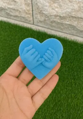 Picture of Pinky promise candle/Hands Holding Candle small size Romantic Gift for Valentines Day