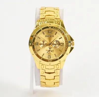 Picture of Analog Men's Luxury Stainless Steel Watch for Men GOLDEN - Watch For Men - Gold