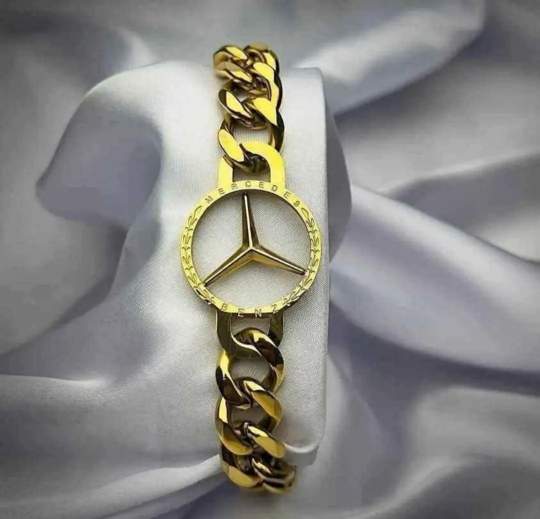 Picture of Men's Unique Design Stainless Steel Bracelet Men's Fashion Accessories Mercedes