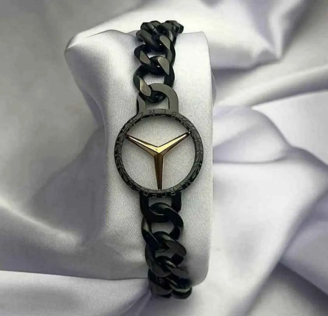 Picture of Men's Unique Design Stainless Steel Bracelet Men's Fashion Accessories Mercedes