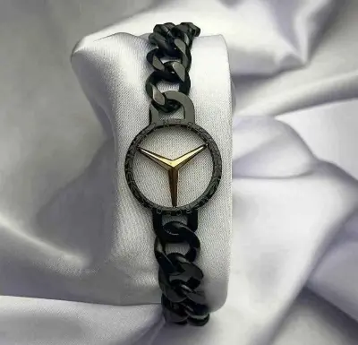 Picture of Men's Unique Design Stainless Steel Bracelet Men's Fashion Accessories Mercedes
