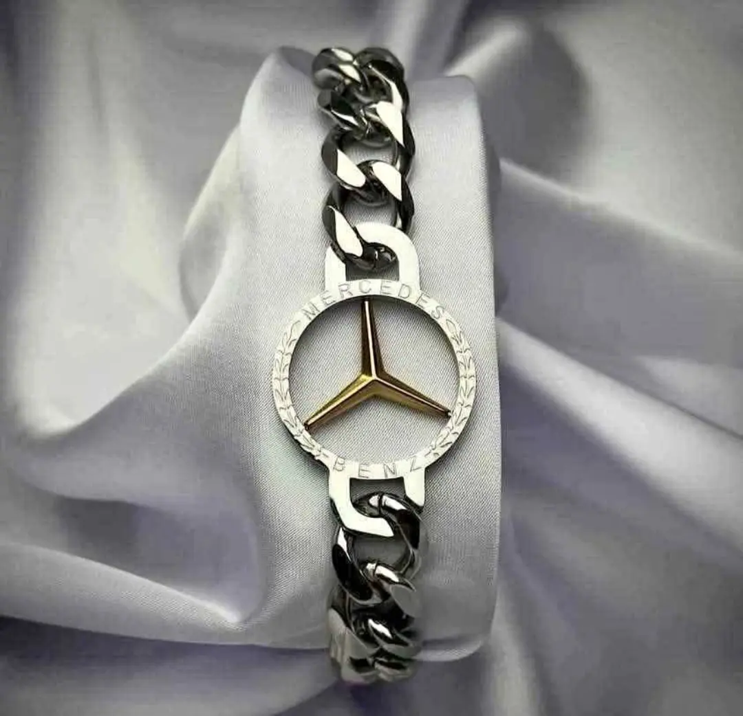 Picture of Men's Unique Design Stainless Steel Bracelet Men's Fashion Accessories Mercedes