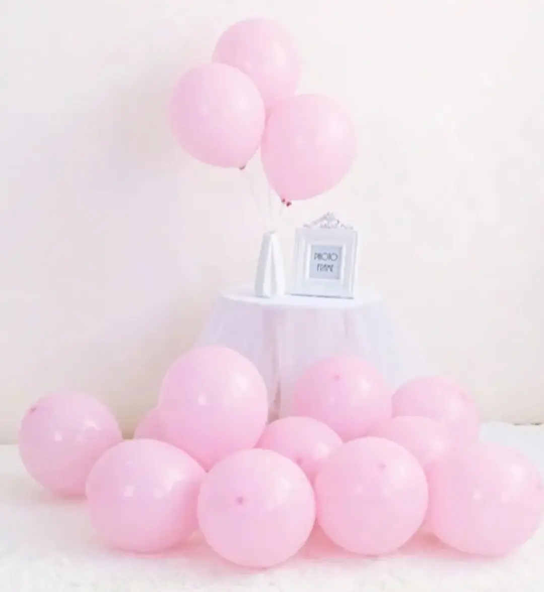 Picture of Light pink balloon-15pc/pastel light pink balloon-15pc - Light pink