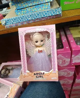 Picture of Kawaii Princess Angel Doll For girls/16 CM Barbie doll 13 point moving 3D REAL eye Mini Jointed Doll Girls Movable Jointed Girl BodyRetro Style Kawaii Princess BJD Dolls Girls Toys BirthdayGift - Multicolor