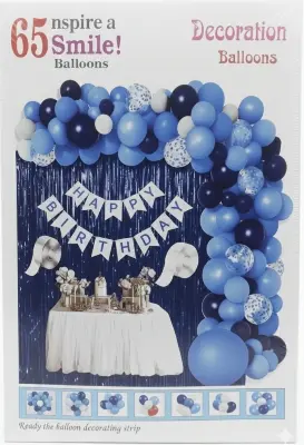 Picture of birthday decoration full set combo package
