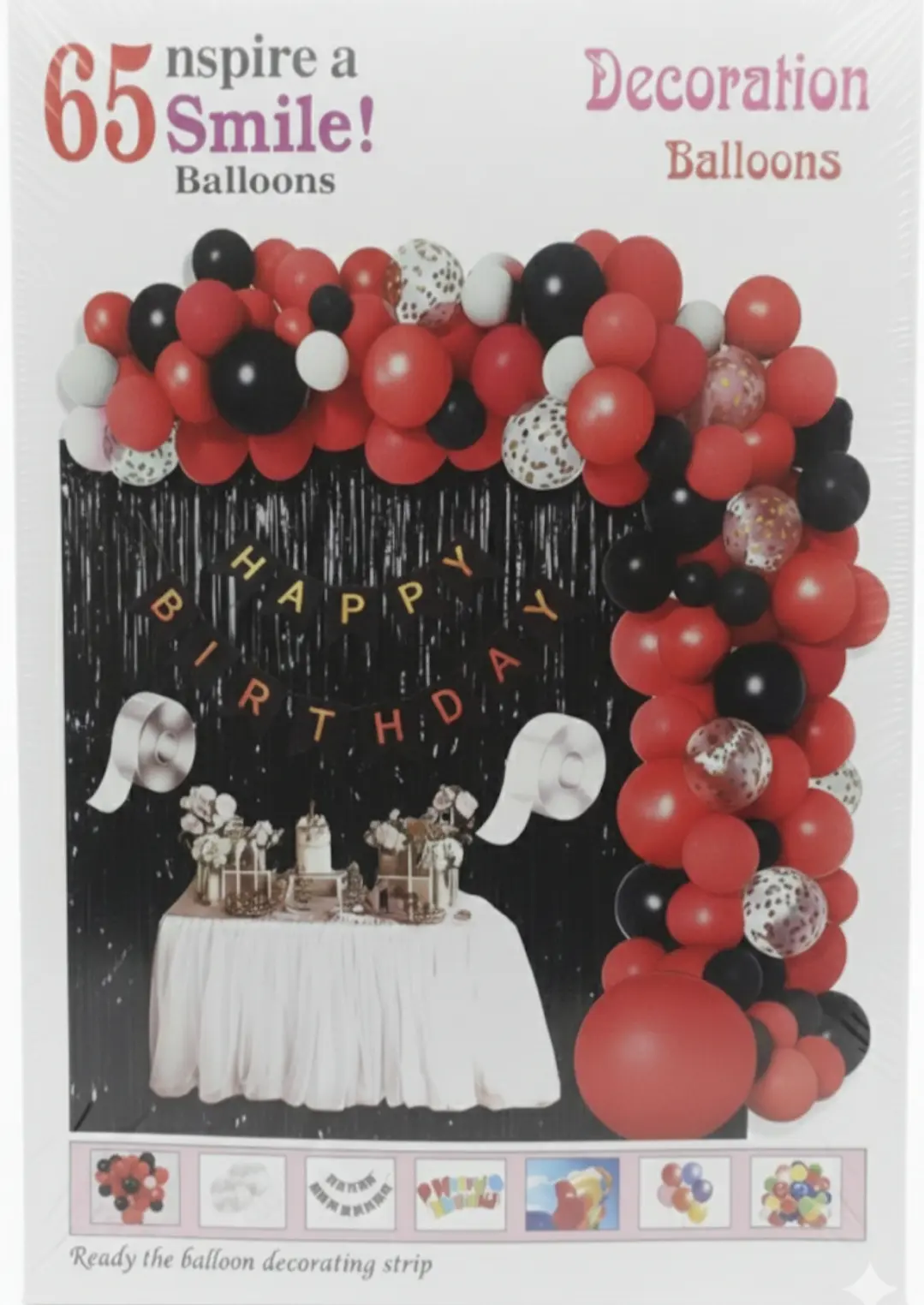 Picture of birthday decoration full set combo package
