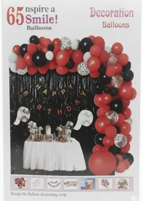 Picture of birthday decoration full set combo package