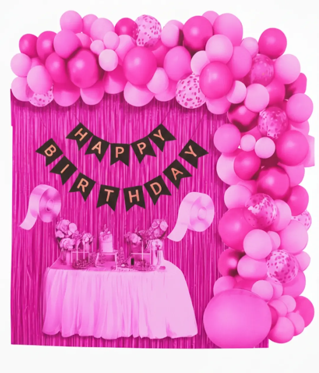 Picture of birthday decoration full set combo package