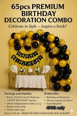 Picture of 65-piece birthday combo set!