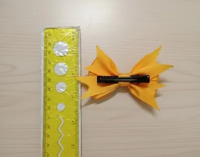Picture of Korean Style Hair Clip Bow Stylish 2pcs Hair clip/pookie Bow Tie Lais Hair Clip for girls