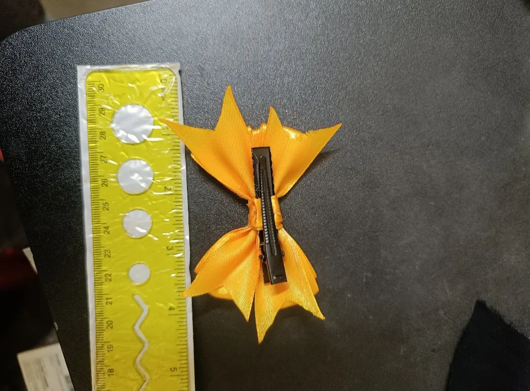 Picture of Korean Style Hair Clip Bow Stylish 2pcs Hair clip/pookie Bow Tie Lais Hair Clip for girls