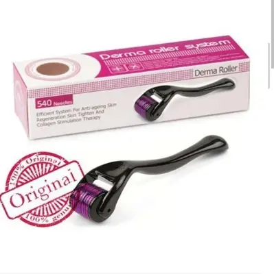 Picture of Derma Roller 0.5 mm Professional Titanium Microneedle Derma Roller Hair Regrowth Acne Scars Anti-aging Skin Therapy Dermatology System - 5MMDR