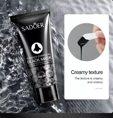 Picture of SADOER Bamboo Charcoal Deep Cleaning Black Mask – 60g Multicolor