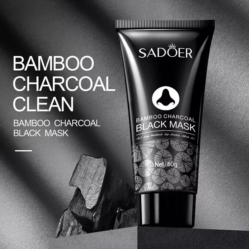 Picture of SADOER Bamboo Charcoal Deep Cleaning Black Mask – 60g Multicolor
