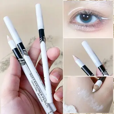Picture of Menow Soft Eyeliner White Kajal Waterproof White