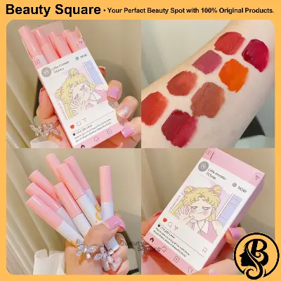 Picture of 8pcs Little Monster Lipsticks Set Long Lasting Matte Liquid Lipstick - lip glaze - lipcream Multicolor